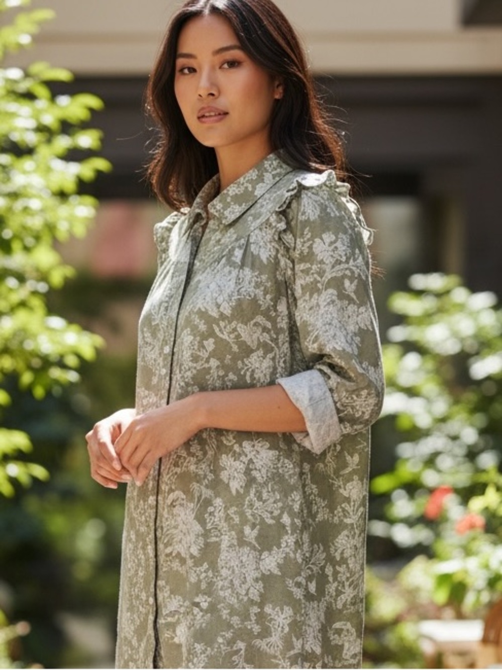 Roller Rabbit Darya mini shirt dress size S